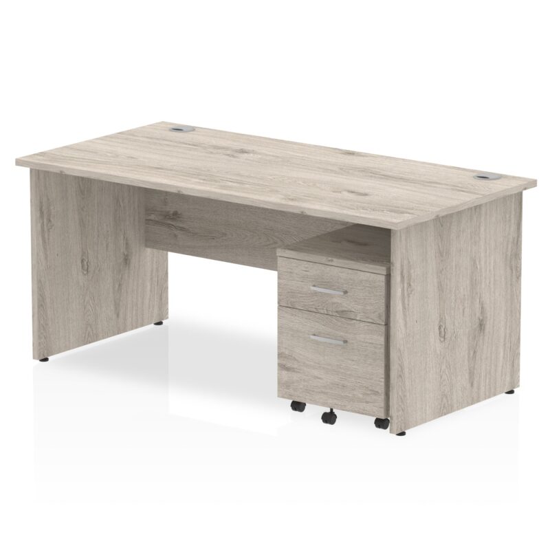 OE - Impulse Panel End Straight Desk With Mobile Pedestal - Image 7