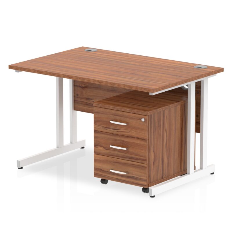 OE - Impulse 1200mm Cantilever Straight Desk With Mobile Pedestal - Image 13