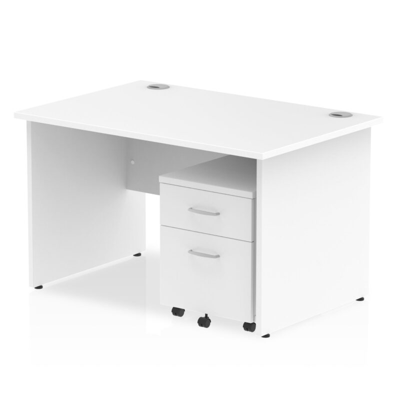 OE - Impulse Panel End Straight Desk With Mobile Pedestal - Image 12