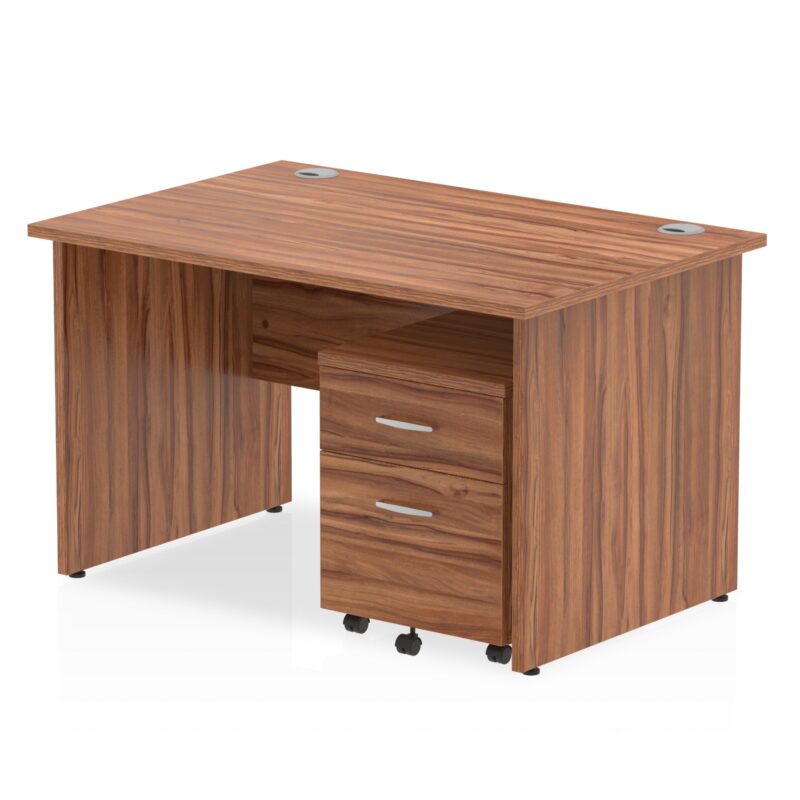 OE - Impulse Panel End Straight Desk With Mobile Pedestal - Image 16