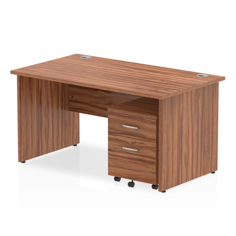 OE - Impulse Panel End Straight Desk With Mobile Pedestal - Image 17