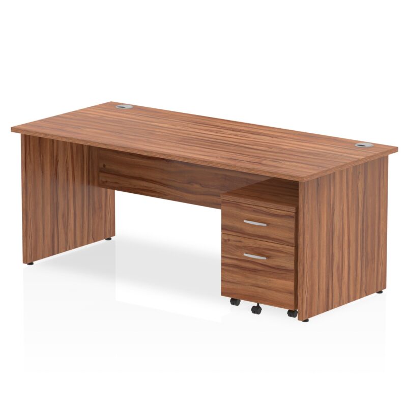 OE - Impulse Panel End Straight Desk With Mobile Pedestal - Image 19