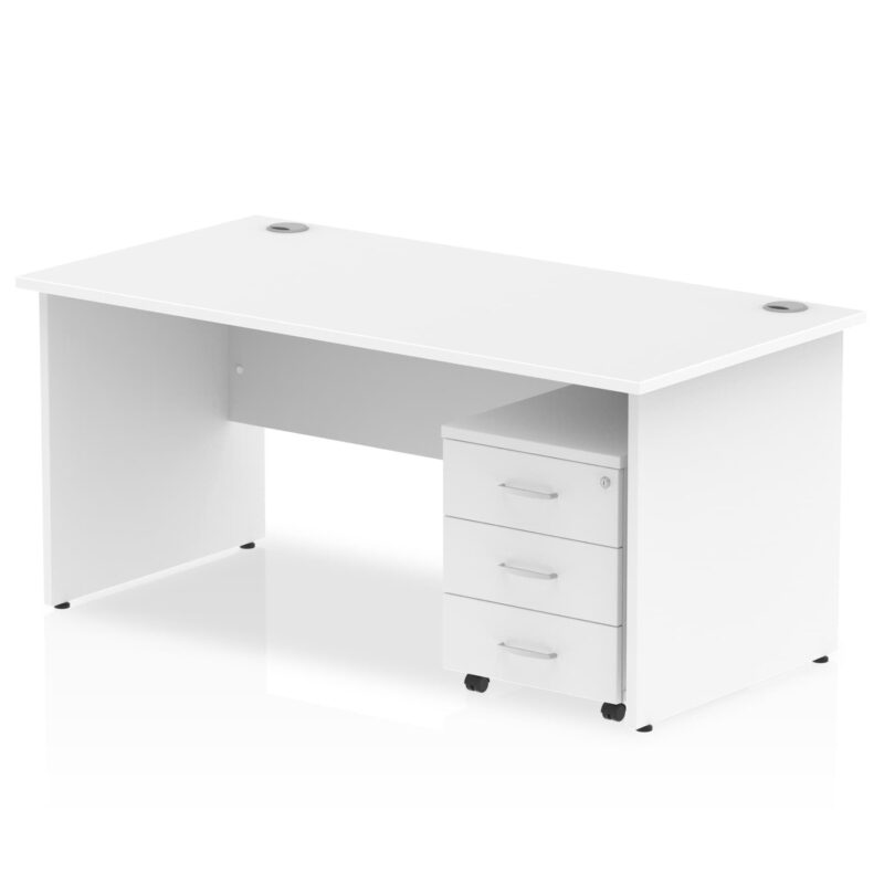 OE - Impulse Panel End Straight Desk With Mobile Pedestal - Image 32