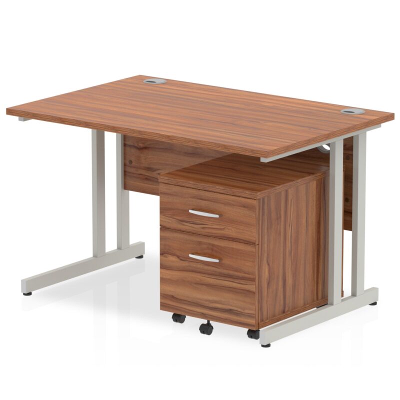 OE - Impulse 1200mm Cantilever Straight Desk With Mobile Pedestal - Image 29