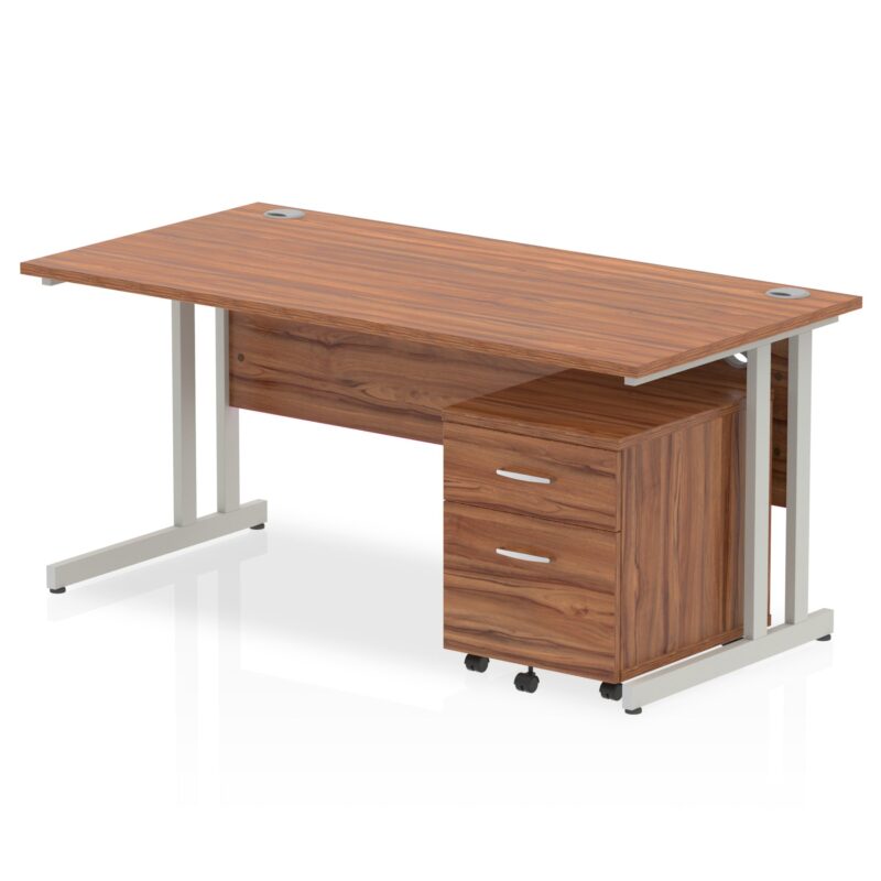 OE - Impulse 1600mm Cantilever Straight Desk With Mobile Pedestal - Image 16