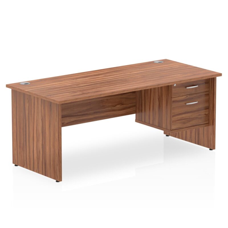 OE - Impulse 1800mm Panel End Straigh Desk With Single Fixed Pedestal - Image 5