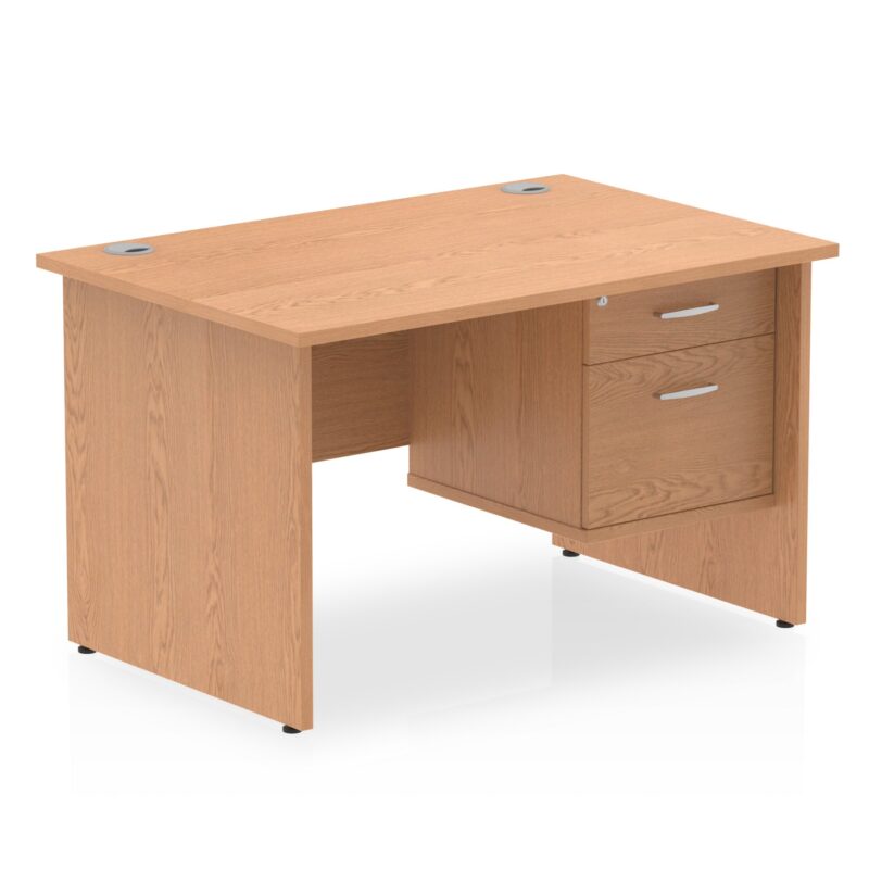 OE - Impulse 1200mm Panel End Straight Desk With Single Fixed Pedestal - Image 11