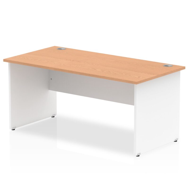 OE - Impulse 1800mm Straight Desk Panel End Leg Two Tone - Image 3