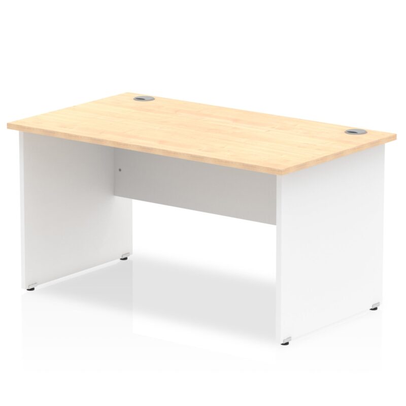 OE - Impulse 1400mm Straight Desk Panel End Leg Two Tone - Image 4