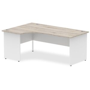 OE - Impulse 1800mm Left Crescent Desk Panel End Leg Two Tone - Image 5
