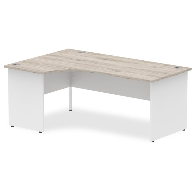 OE - Impulse 1800mm Left Crescent Desk Panel End Leg Two Tone - Image 5
