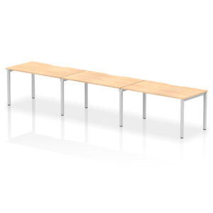 Evolve Plus Single Row Bench Desk - 3 Person - Image 17