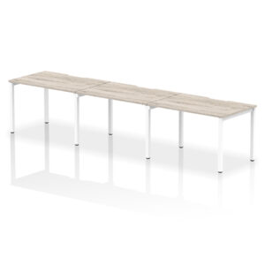 Evolve Plus Single Row Bench Desk - 3 Person - Image 4