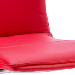 Echo Medium Back Leather Cantilever Visitor Chair with Arms - Image 13