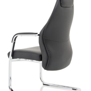 Mien High Back Leather Cantilever Visitor Office Chair - Image 9