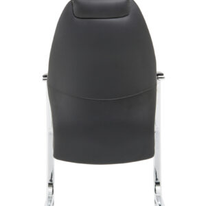 Mien High Back Leather Cantilever Visitor Office Chair - Image 10