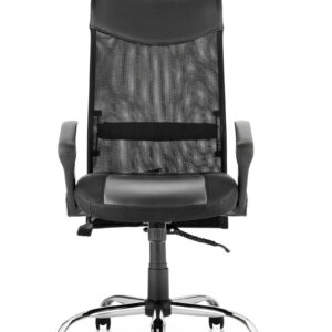 Vegas High Back Black Executive Office Chair with Arms - Image 2