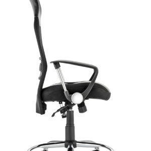 Vegas High Back Black Executive Office Chair with Arms - Image 5