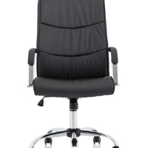Carter High Back Black Leather Executive Office Chair with Arms - Image 2
