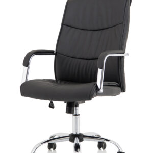 Carter High Back Black Leather Executive Office Chair with Arms - Image 3
