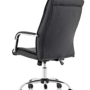 Carter High Back Black Leather Executive Office Chair with Arms - Image 5