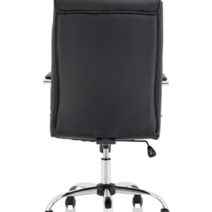 Carter High Back Black Leather Executive Office Chair with Arms - Image 6