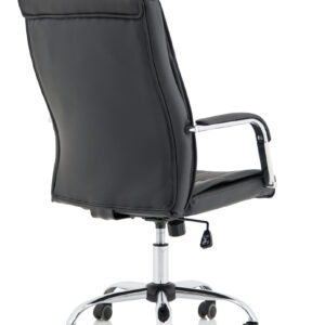 Carter High Back Black Leather Executive Office Chair with Arms - Image 7