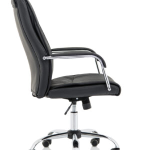 Carter High Back Black Leather Executive Office Chair with Arms - Image 8