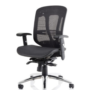 Mirage II Mesh Back Task Operator Office Chair with Height Adjustable Arms - Image 11