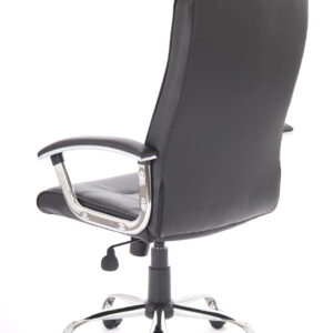 Thrift High Back Executive Black Leather Office Chair with Arms - Image 5