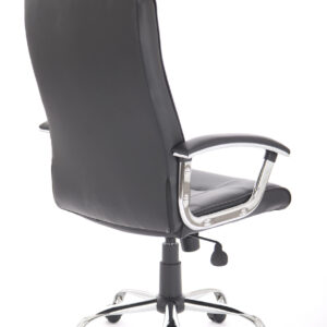 Thrift High Back Executive Black Leather Office Chair with Arms - Image 7