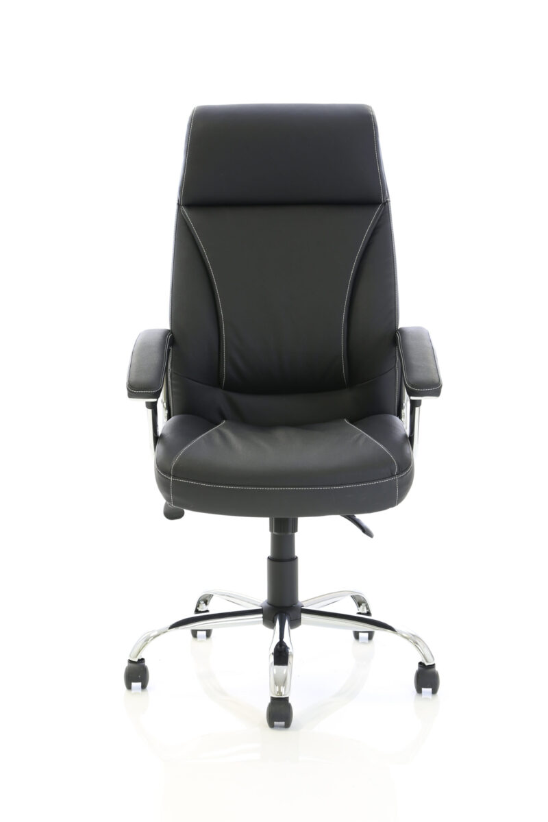 Penza High Back Executive Leather Office Chair with Arms - Image 2