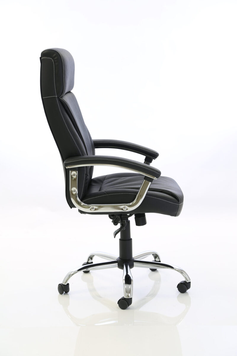 Penza High Back Executive Leather Office Chair with Arms - Image 5