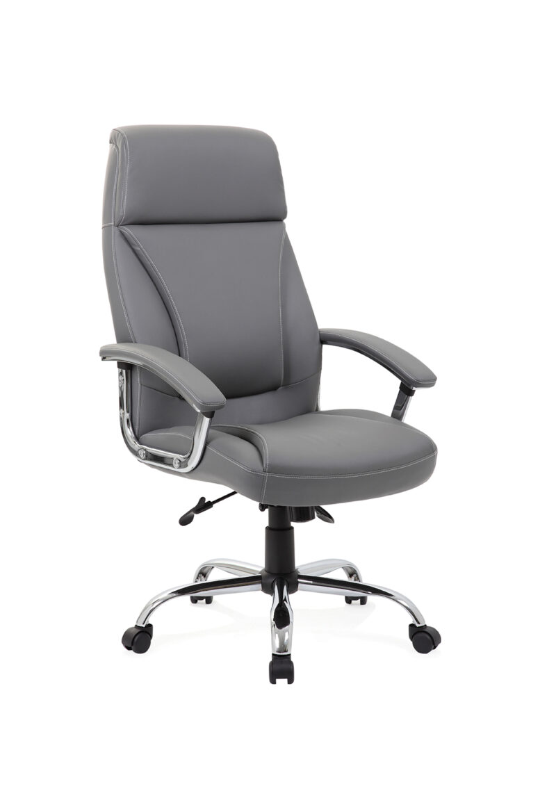 Penza High Back Executive Leather Office Chair with Arms - Image 7