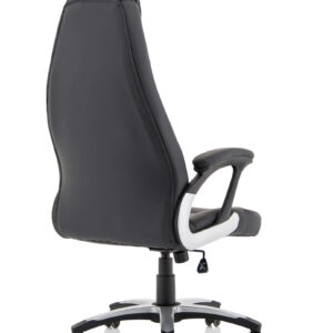 Metropolis High Back Black Leather Executive Office Chair - Image 7