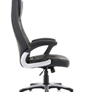 Metropolis High Back Black Leather Executive Office Chair - Image 8