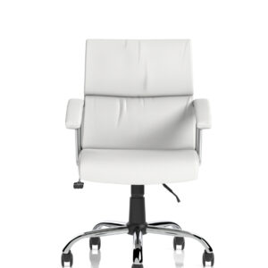 Desire Medium Back Leather Executive Office Chair with Arms - Image 2