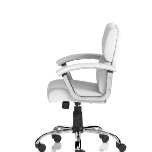 Desire Medium Back Leather Executive Office Chair with Arms - Image 4