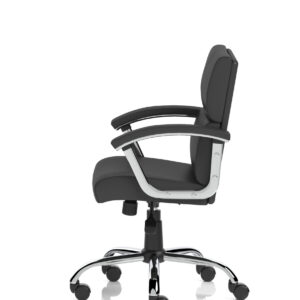 Desire Medium Back Leather Executive Office Chair with Arms - Image 12