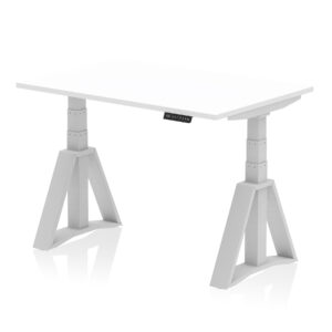 Air Height Adjustable Desk without Cable Ports With Piste Foot - Image 9