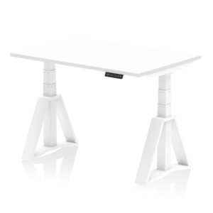 Air Height Adjustable Desk without Cable Ports With Piste Foot - Image 29