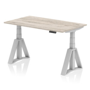 Air Height Adjustable Desk without Cable Ports With Piste Foot - Image 43