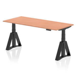 Air Height Adjustable Desk without Cable Ports With Piste Foot - Image 52