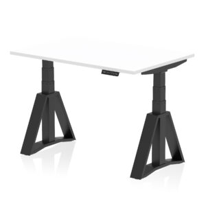 Air Height Adjustable Desk without Cable Ports With Piste Foot - Image 57