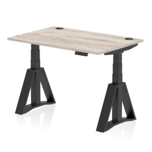 Air Height Adjustable Desk With Cable Ports With Piste Foot - Image 69