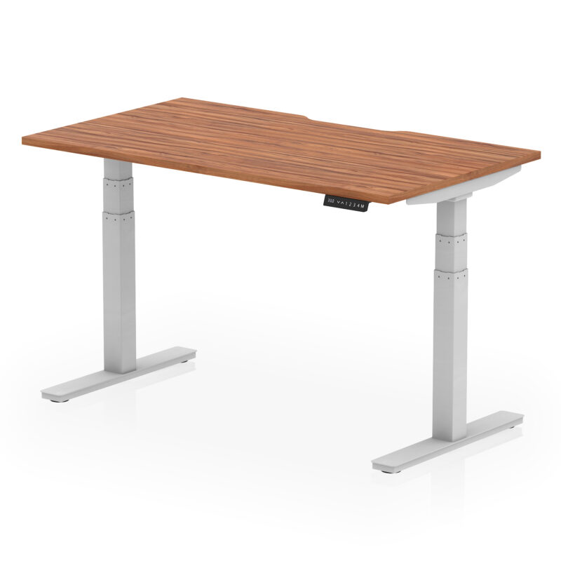 Air Scalloped Edge Height Adjustable Office Desk - Image 32