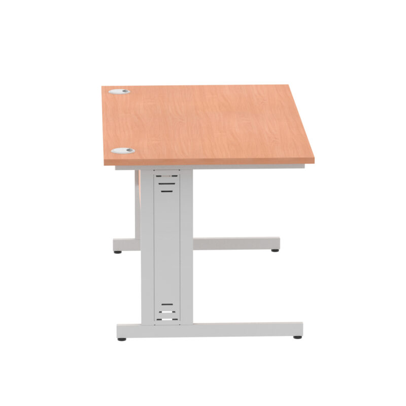 Impulse 1400mm Straight Desk Cable Managed Leg - Image 4