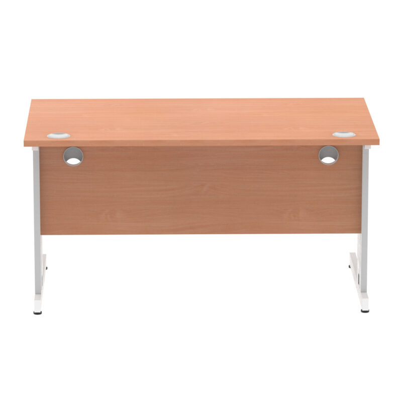 Impulse 1400mm Straight Desk Cable Managed Leg - Image 6