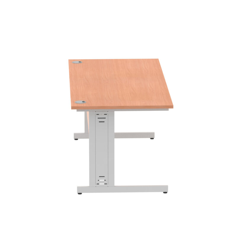 Impulse 1800mm Straight Desk Cable Managed Leg - Image 4