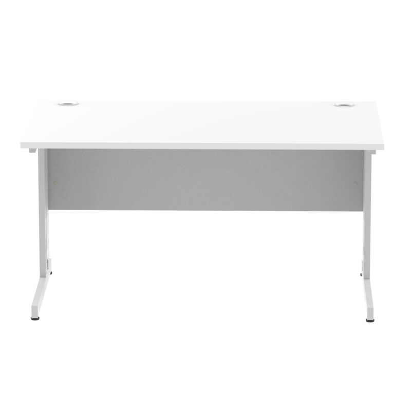 Impulse 1400mm Straight Desk Cable Managed Leg - Image 82